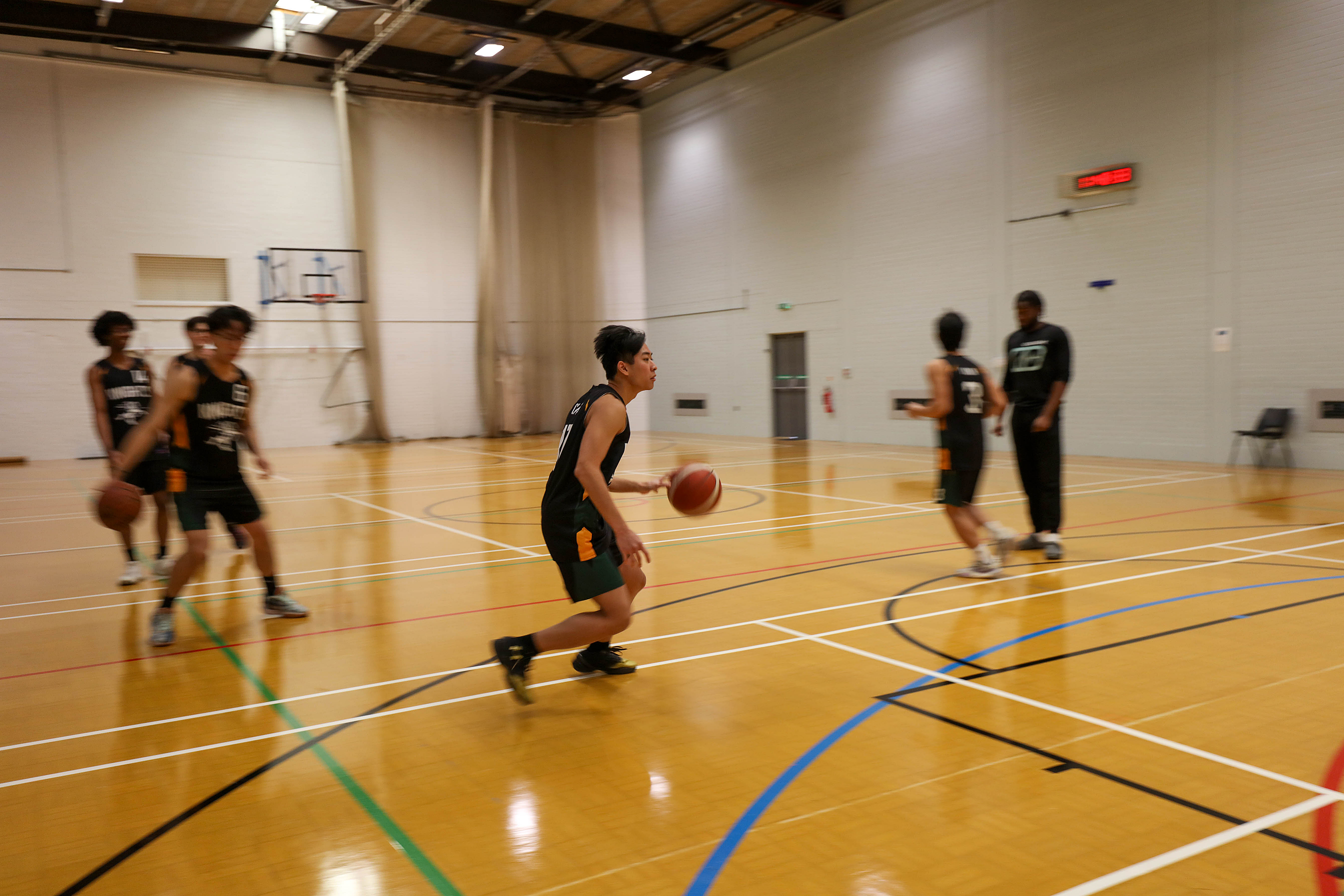 Photo of students training in the Rob Lowe Sport Centre